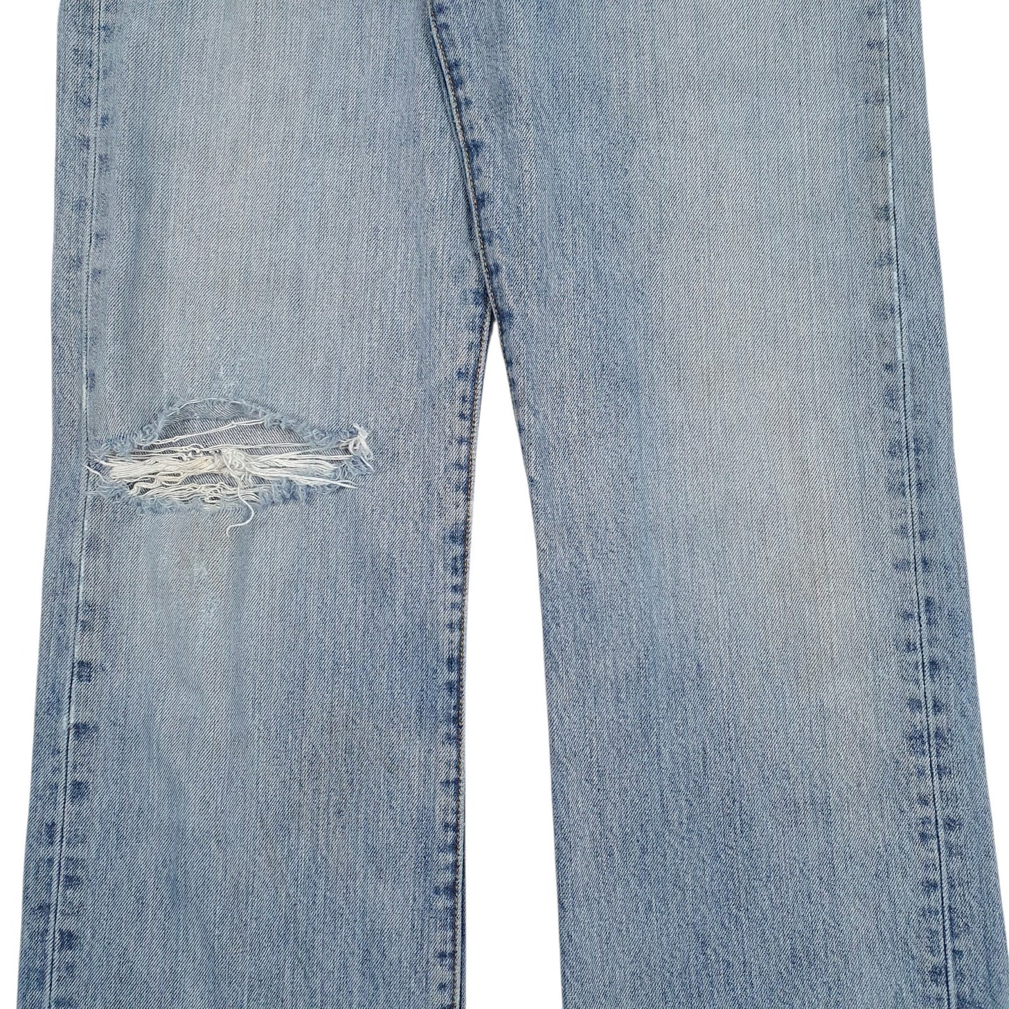 Mens Blue Levis Vintage 00s Distress  Jeans