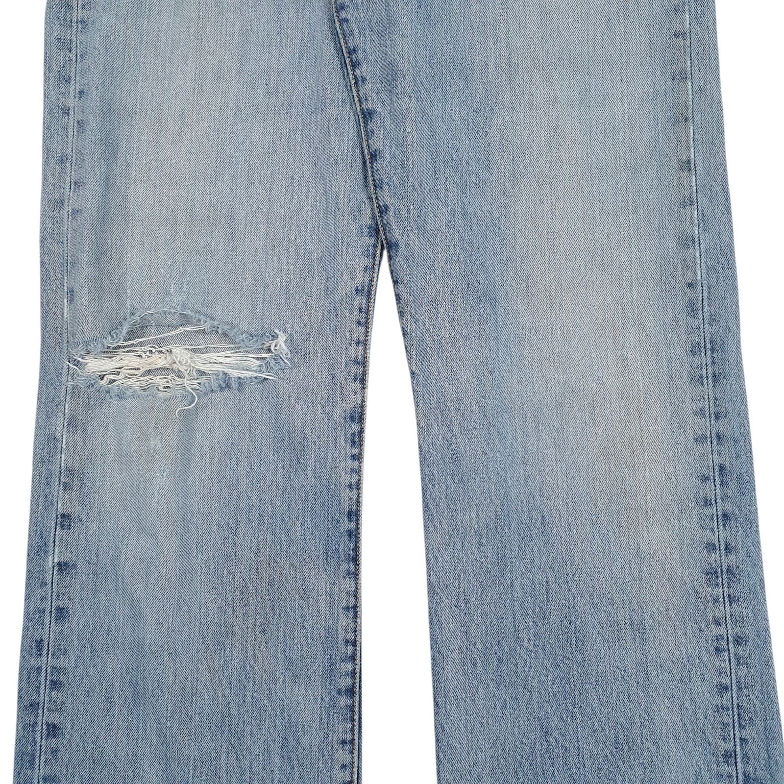 Mens Blue Levis Vintage 00s Distress  Jeans