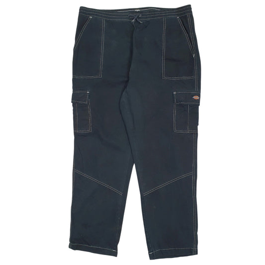 Mens Black Dickies Cargo Jogger Trousers
