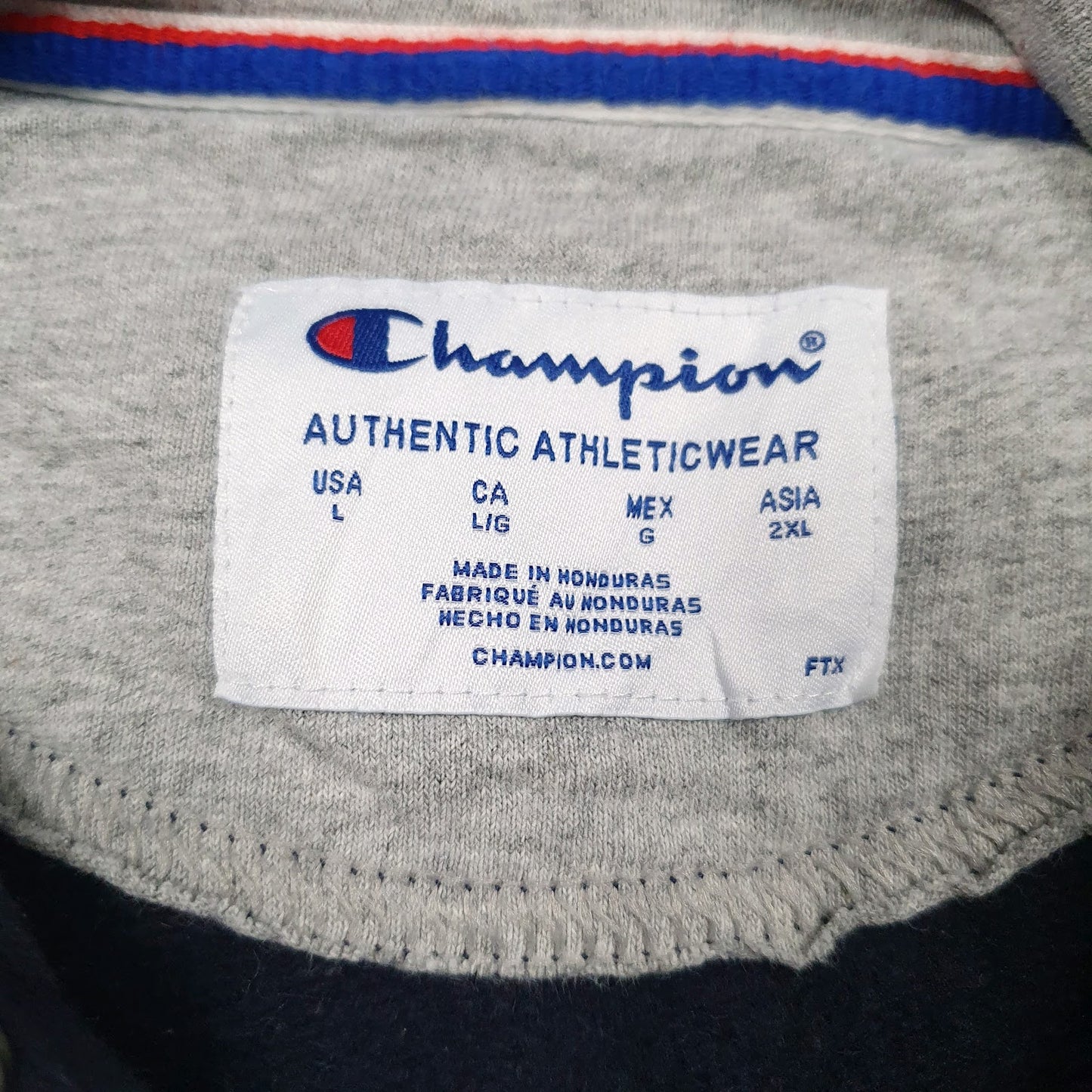 Mens Navy Champion  Hoodie Jumper