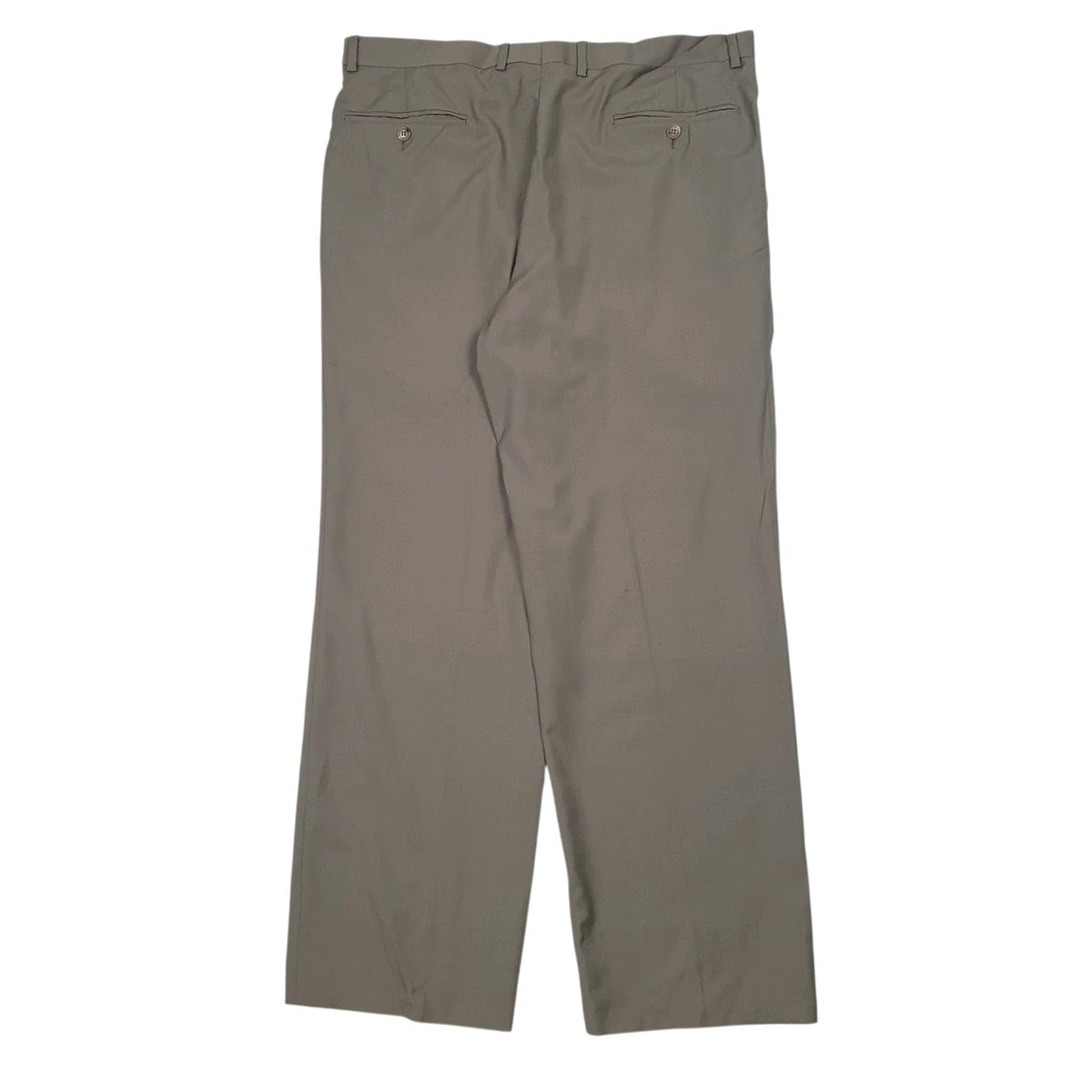 Mens Green Lubiam Vintage Pleated  Trousers
