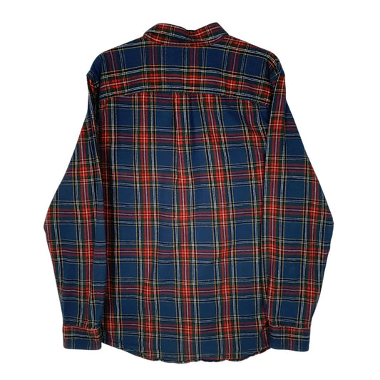 Mens Blue L.L.Bean Flannel  Shirt