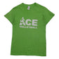 Mens Green Gildan ACE Volleyball Short Sleeve T Shirt