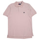 Mens Pink Chaps  Short Sleeve Polo Shirt
