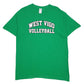 Mens Green Gildan West Vigo Volleyball Short Sleeve T Shirt