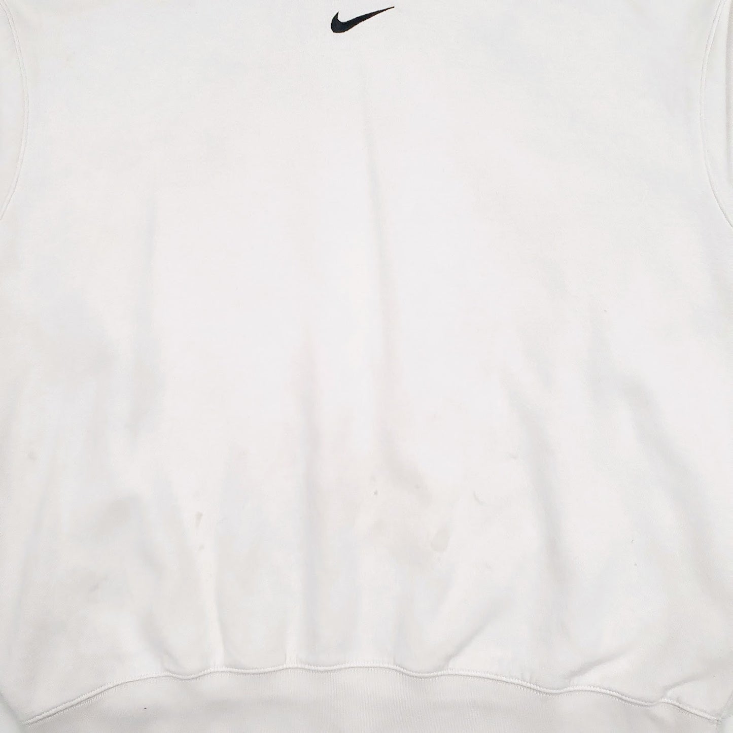 Mens White Nike Baggy Hoodie Jumper