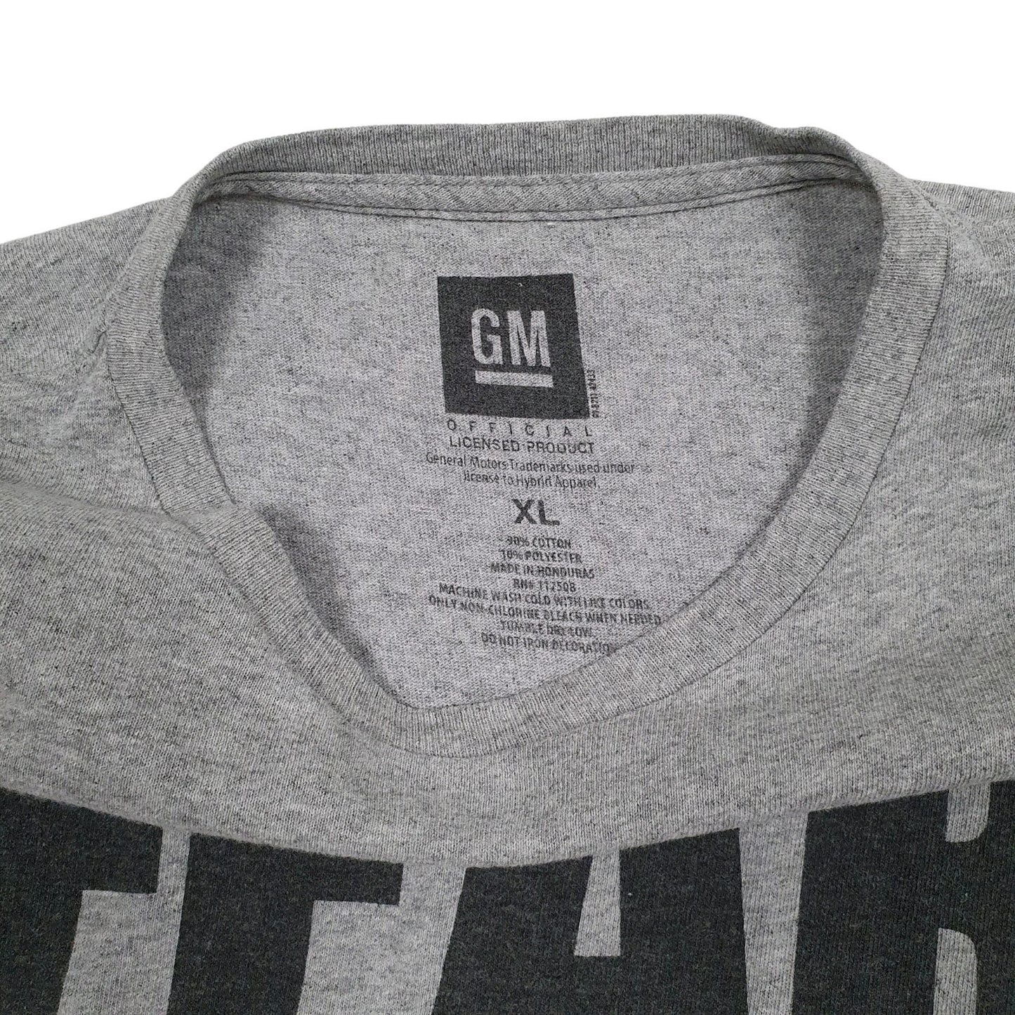 Mens Grey General Motors   T Shirt