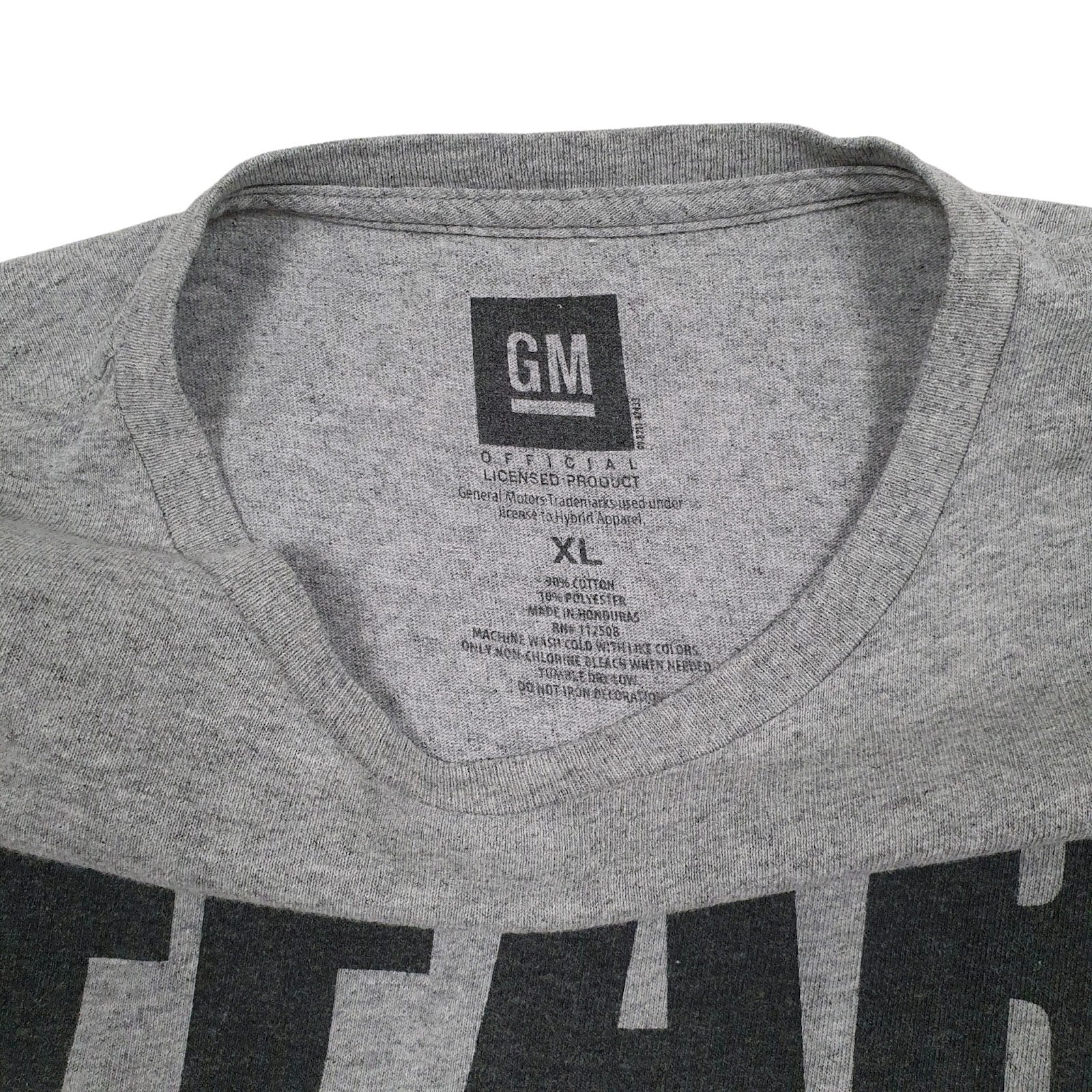 Mens Grey General Motors   T Shirt