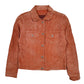 Womens Pink Eddie Bauer Type 3 Trucker Suede  Coat