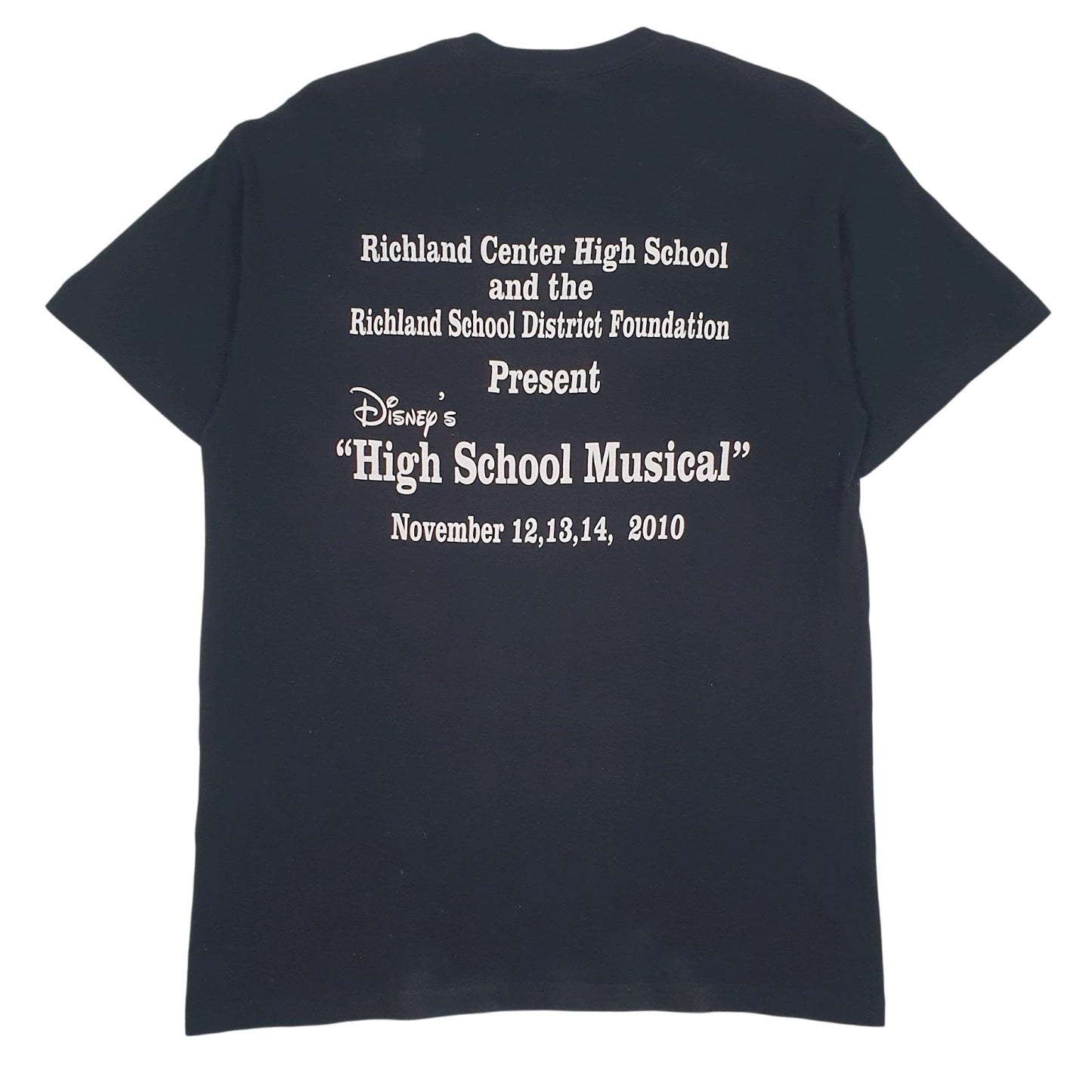 Mens Black Gildan Disney  T Shirt
