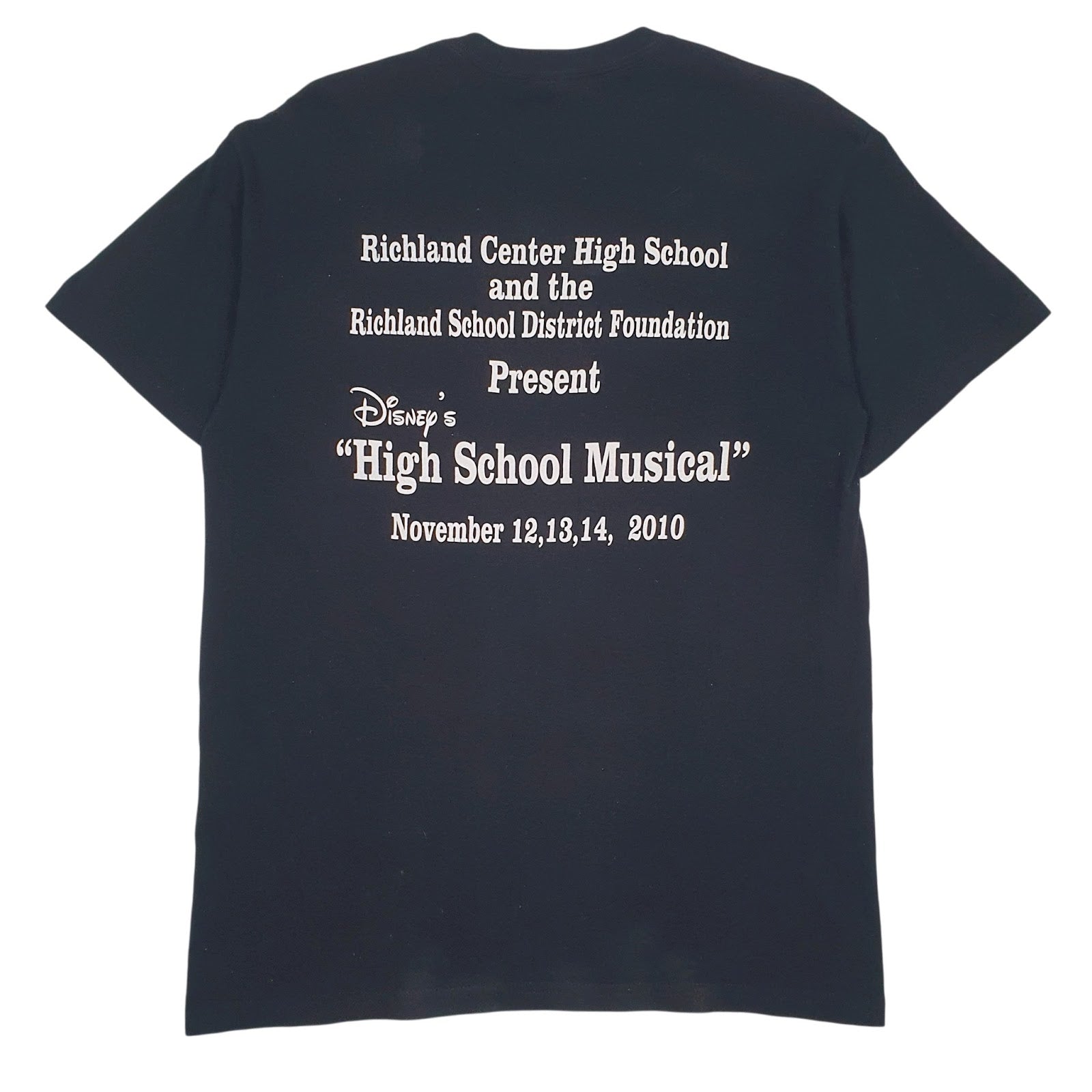 Mens Black Gildan Disney  T Shirt