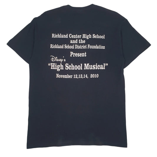 Mens Black Gildan Disney  T Shirt