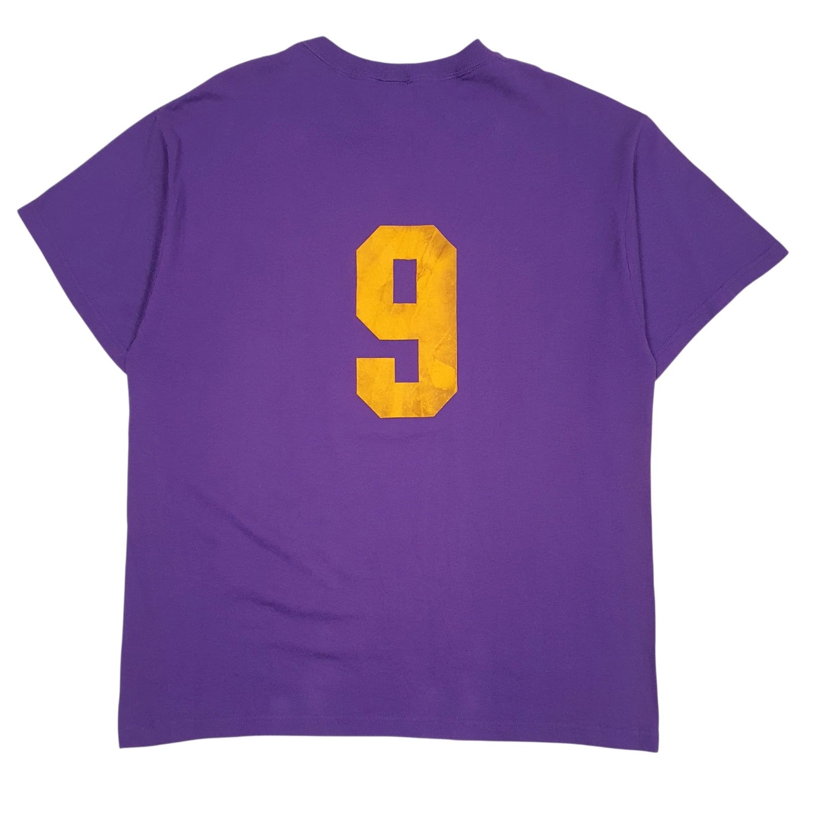Mens Purple Fruit Of The Loom   T Shirt