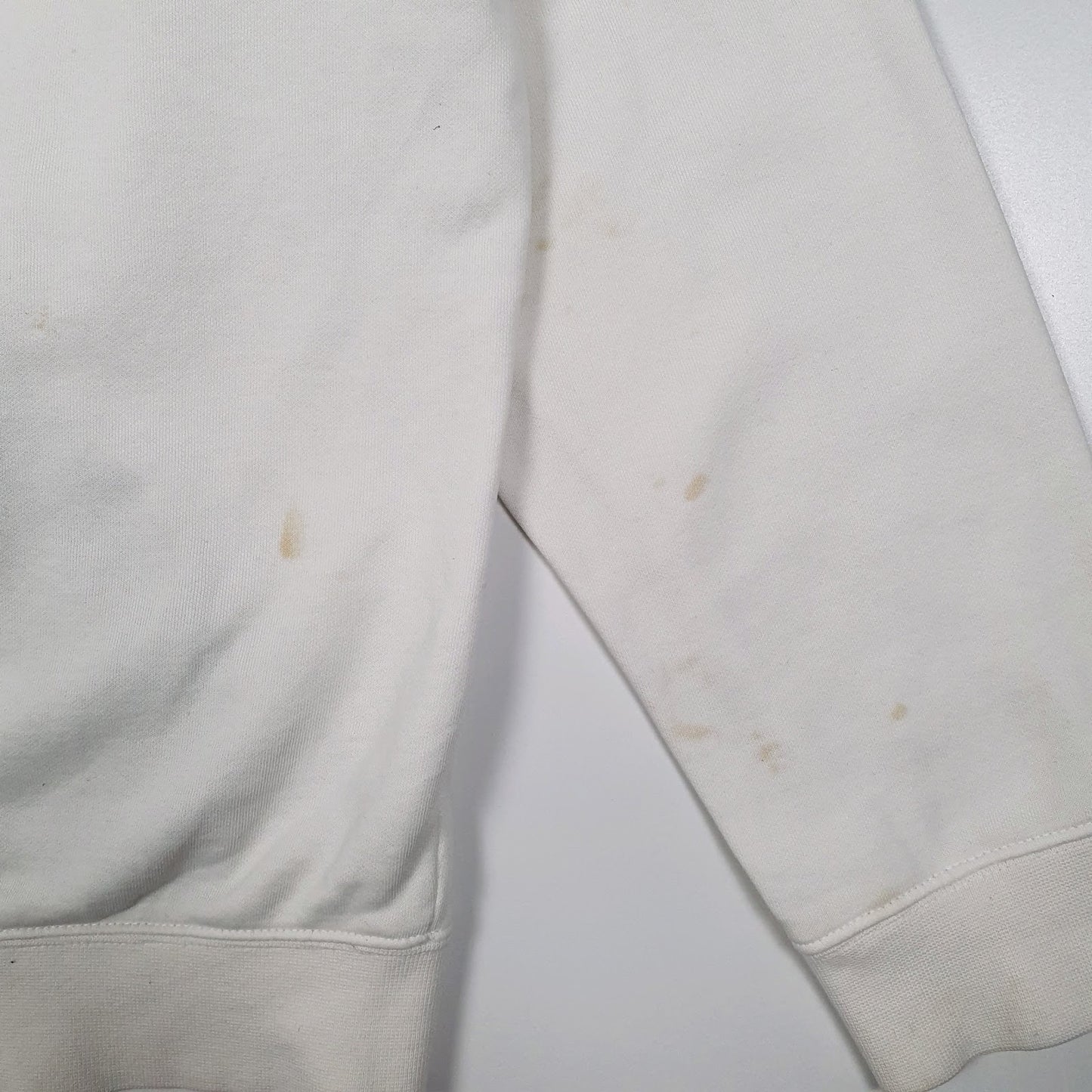 Mens White Nike Vintage 2000s Hoodie Jumper