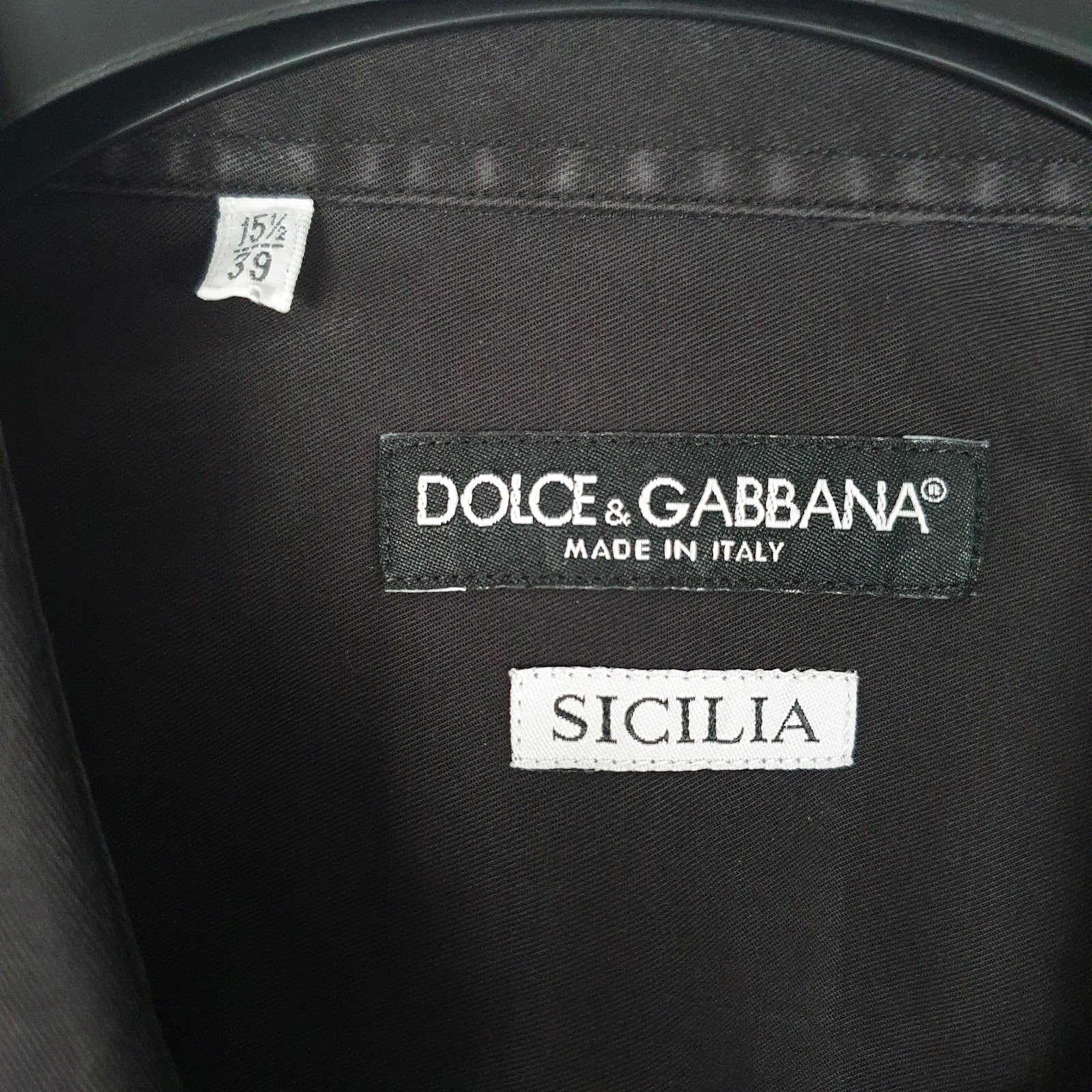 Mens Black Dolce & Gabbana   Shirt