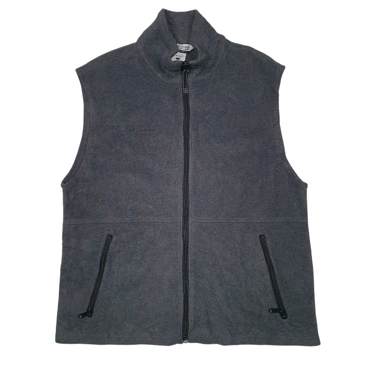 Mens Grey Columbia Sportswear Company Gilet Full Zip Jumper