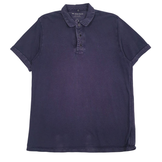 Mens Purple John Rocha  Short Sleeve Polo Shirt
