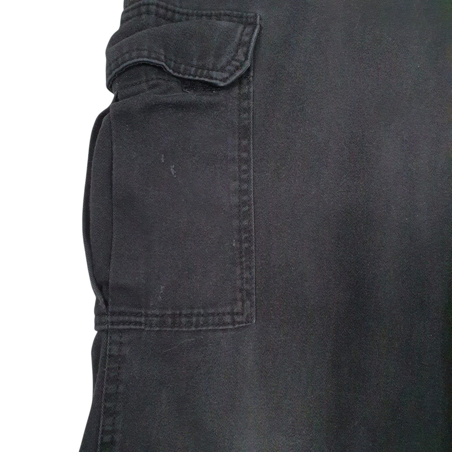 Mens Black Dickies   Trousers