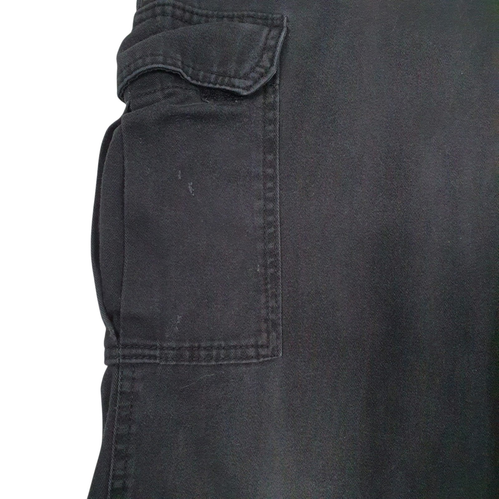 Mens Black Dickies   Trousers