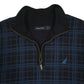 Mens Navy Nautica  Quarter Zip Jumper