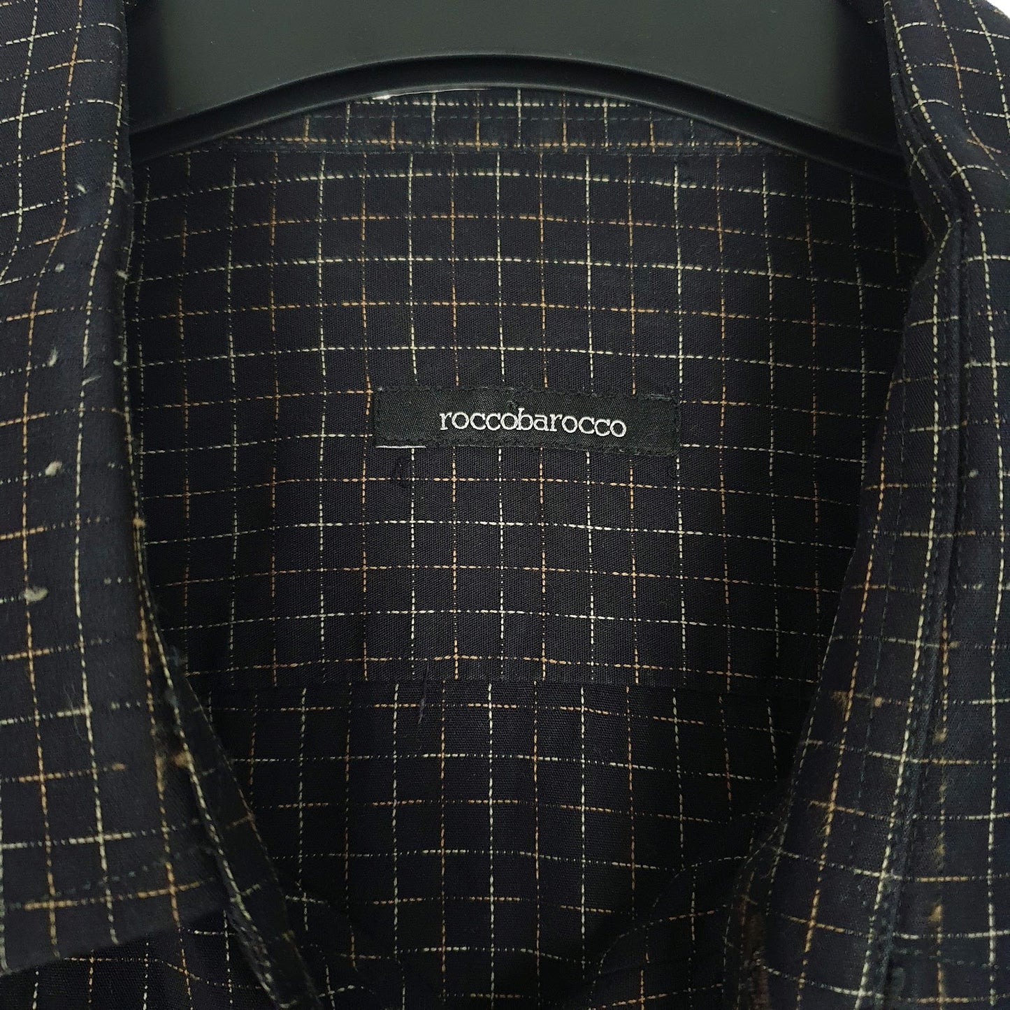 Mens Black Rocco Barocco   Shirt