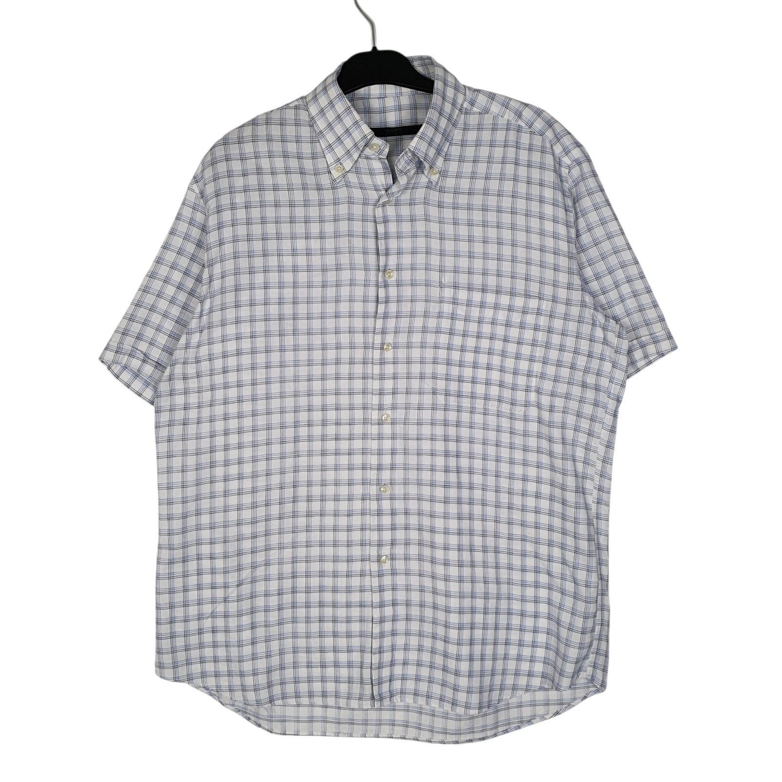 Mens Blue Ungaro  Short Sleeve Shirt