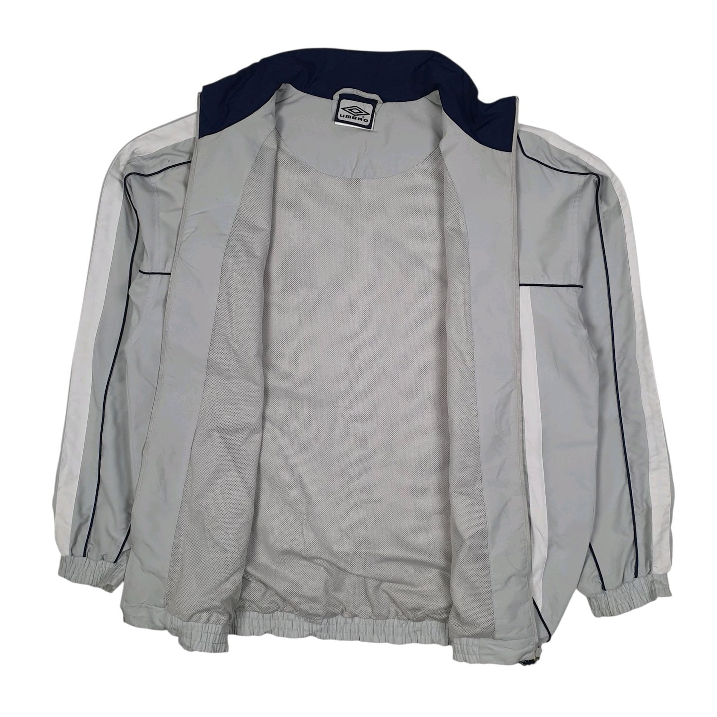 Mens Blue Umbro Vintage 2000s Hoodie Coat