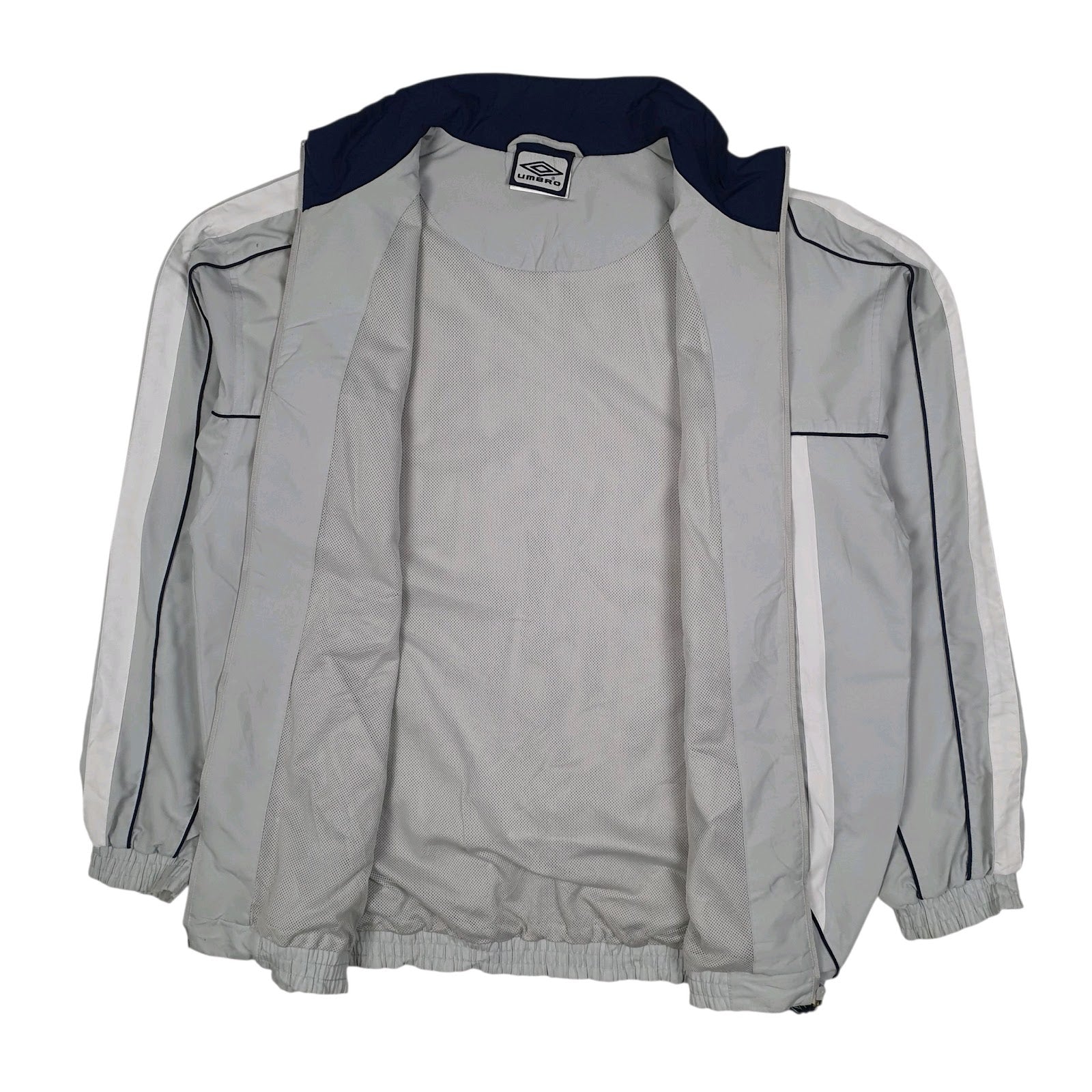 Mens Blue Umbro Vintage 2000s Hoodie Coat