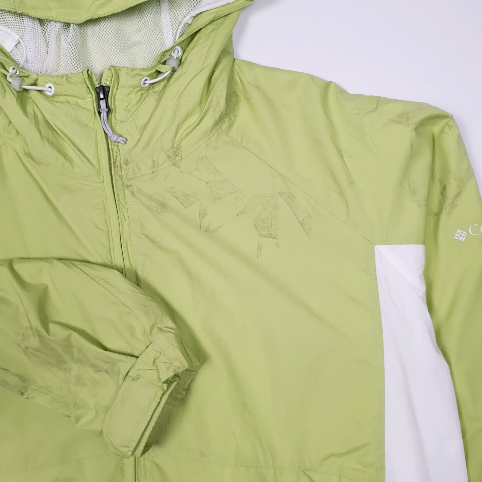 Womens Green Columbia Sportswear Company Omni-Shield Full Zip Coat
