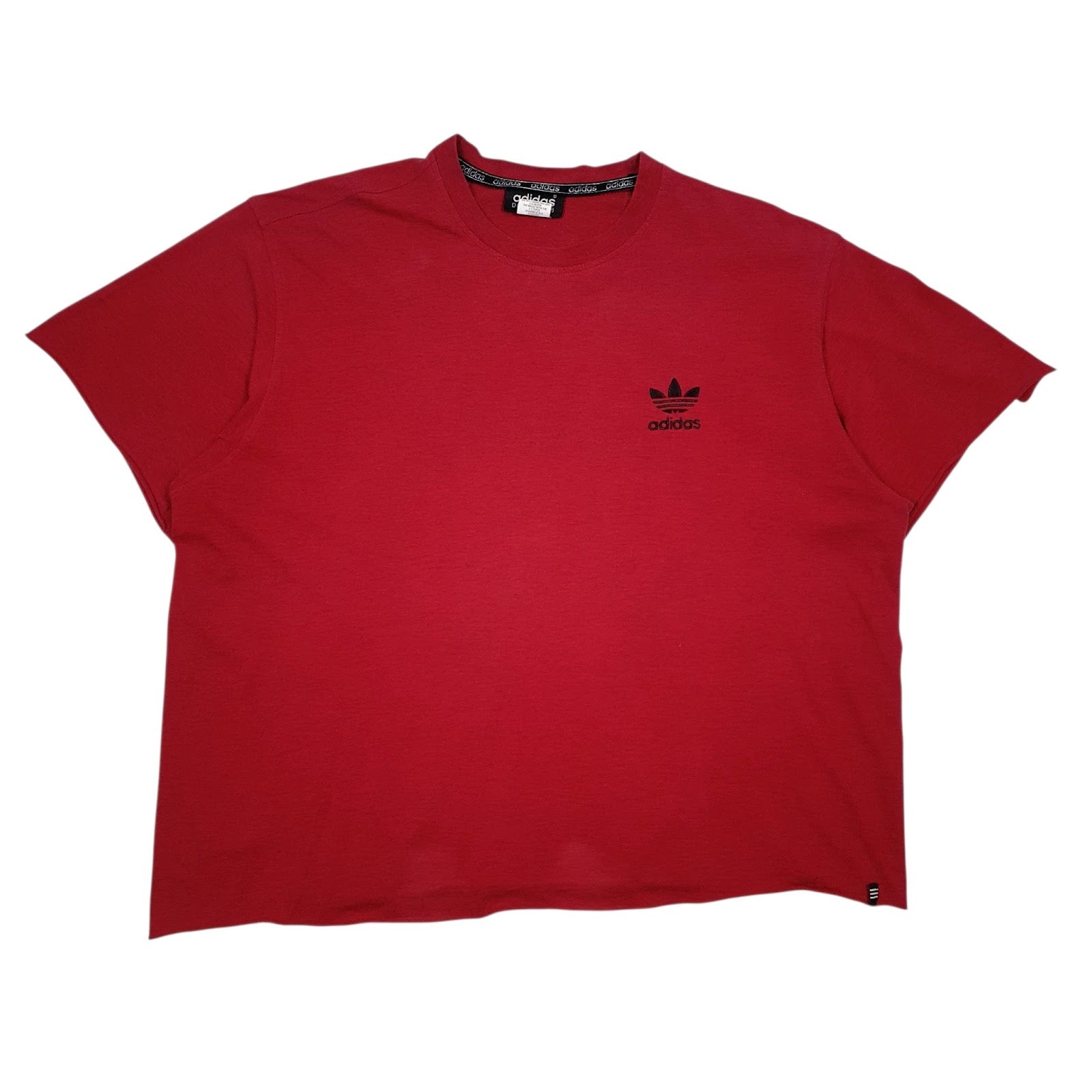 Mens Red Adidas  Short Sleeve T Shirt