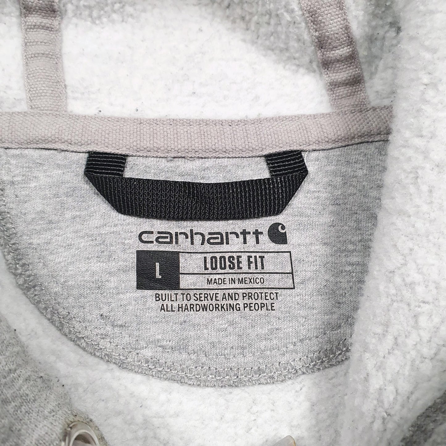 Mens Grey Carhartt  Hoodie Jumper