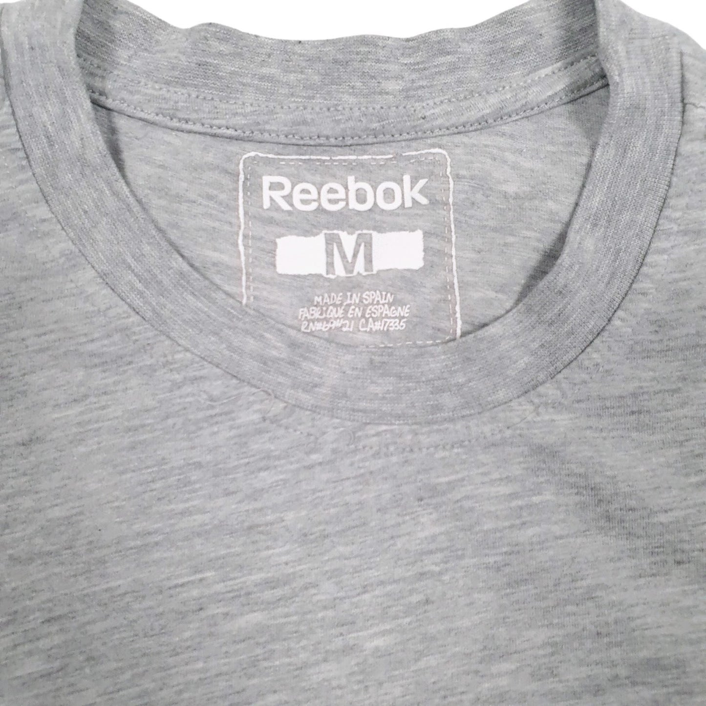 Mens Grey Reebok   T Shirt