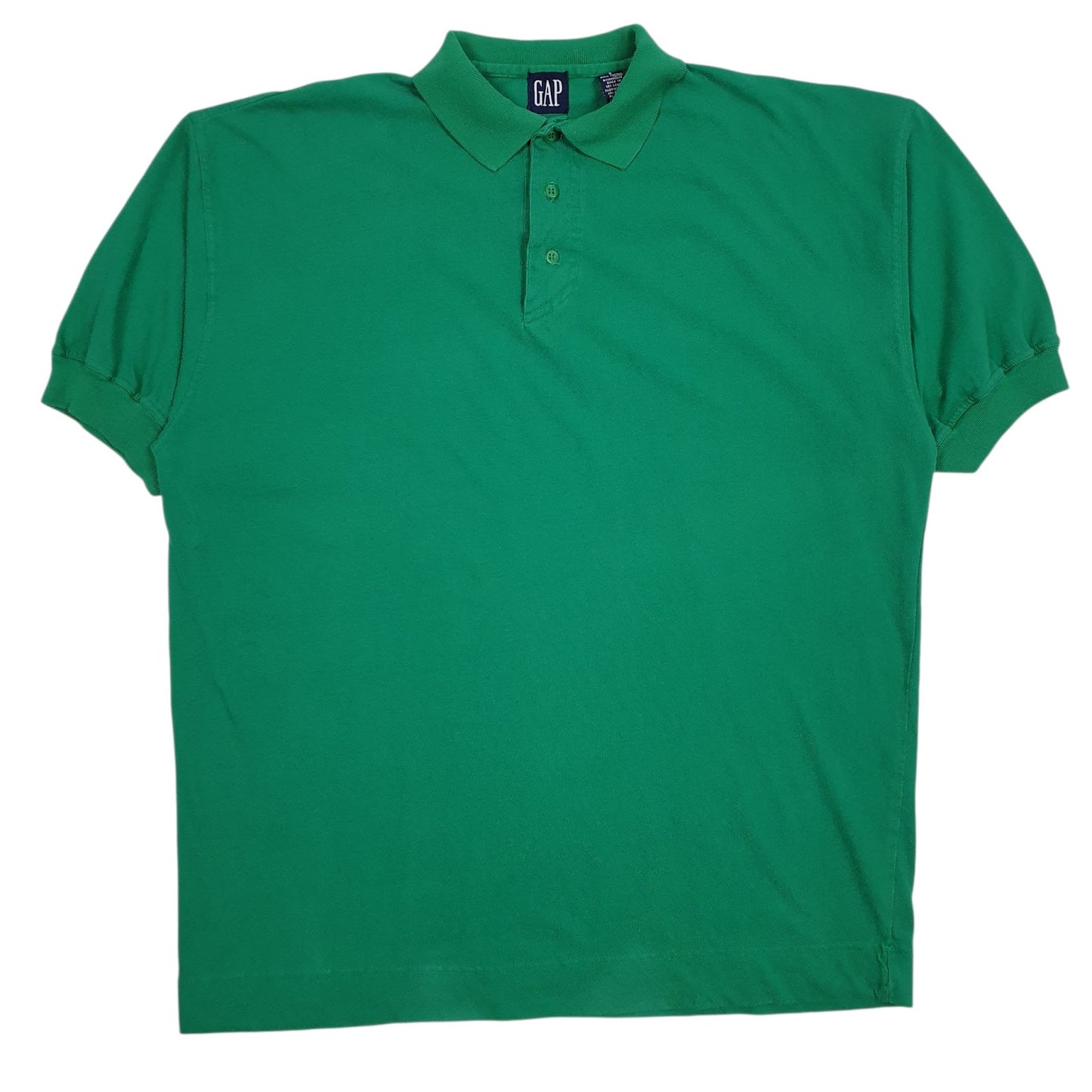Mens Green Adidas Vintage Short Sleeve Polo Shirt
