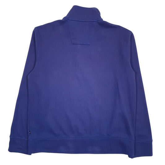 Mens Purple Nautica  Quarter Zip Jumper