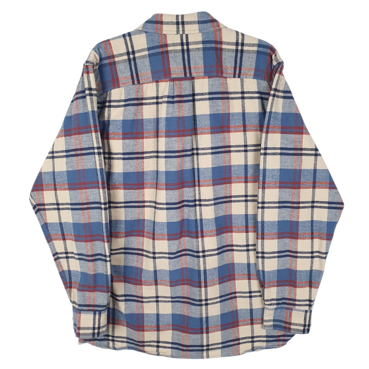 Mens Blue L.L.Bean Chamois  Shirt