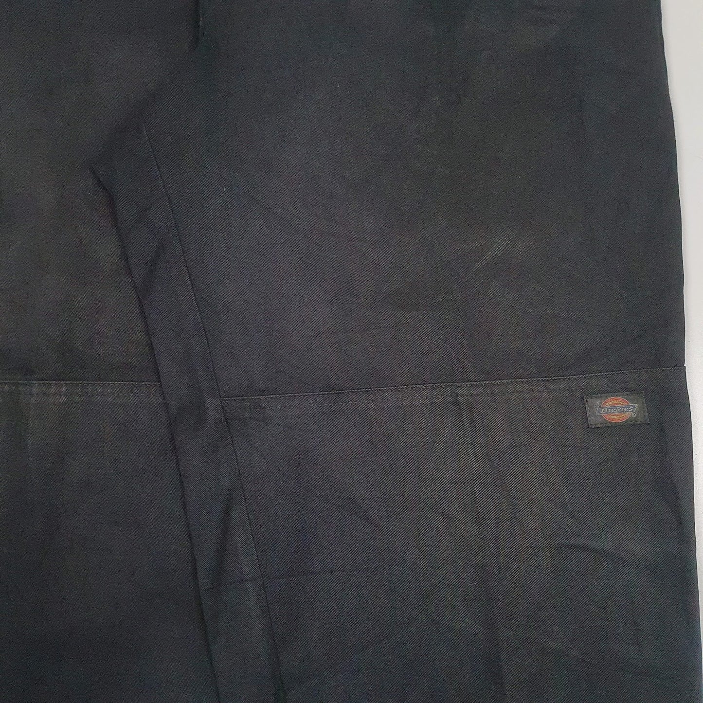 Mens Black Dickies Workwear Double Knees  Trousers