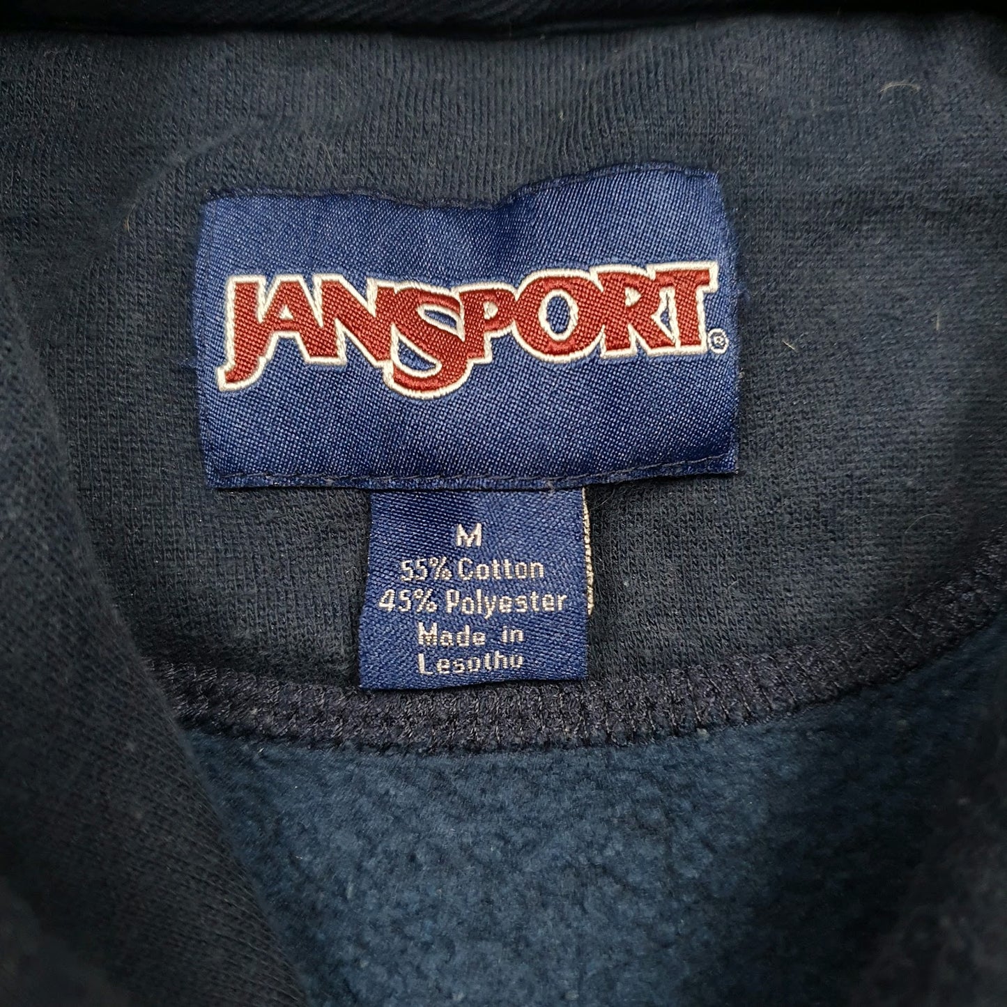 Mens Navy Jansport Columbia Hoodie Jumper