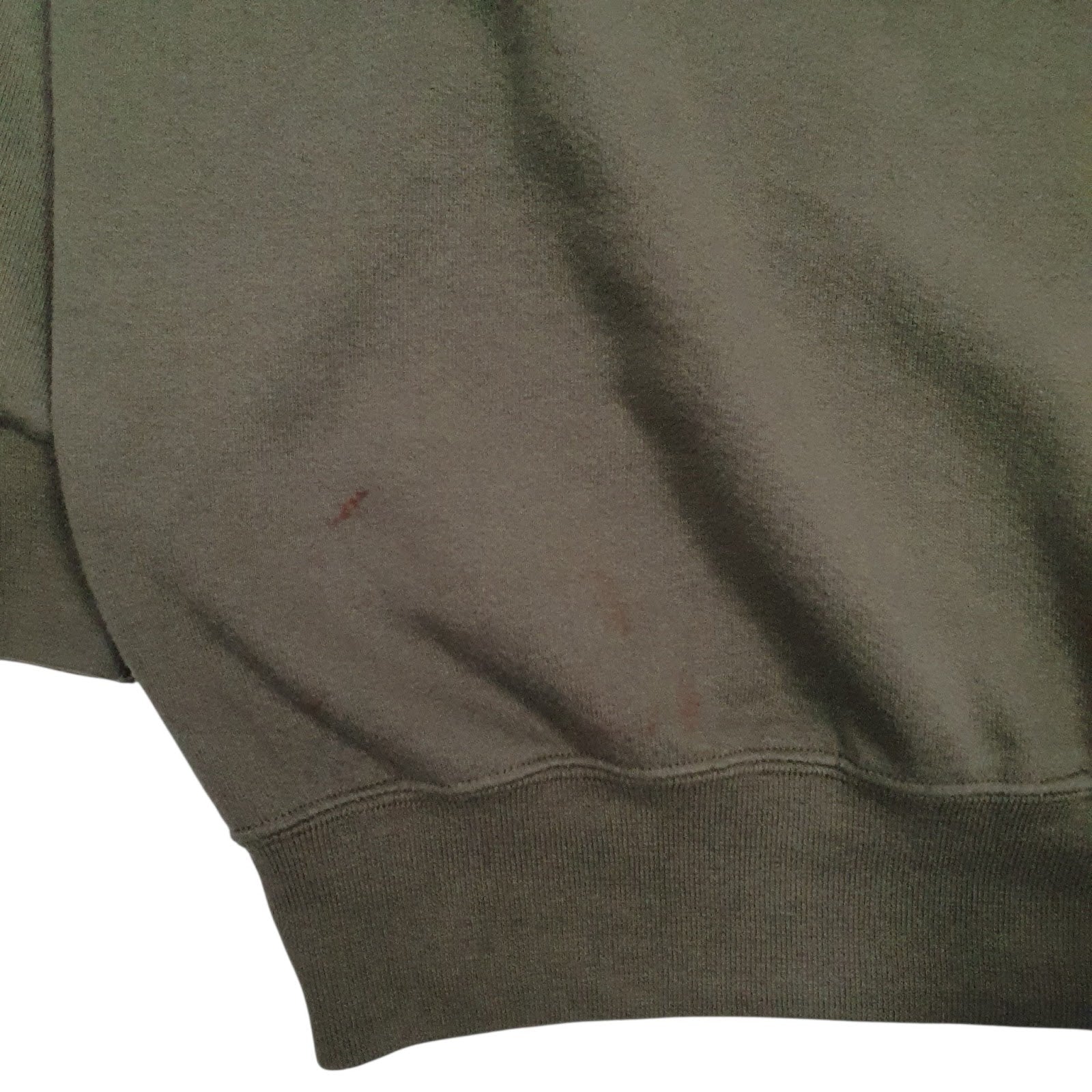 Mens Green Soffe Sweats Militairy USMC Vintage 90s Made In USA Crewneck Jumper