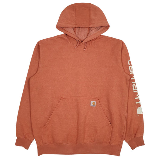 Mens Orange Carhartt  Hoodie Jumper