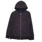 Mens Black Diesel Sherpa Lined Full Zip Jumper