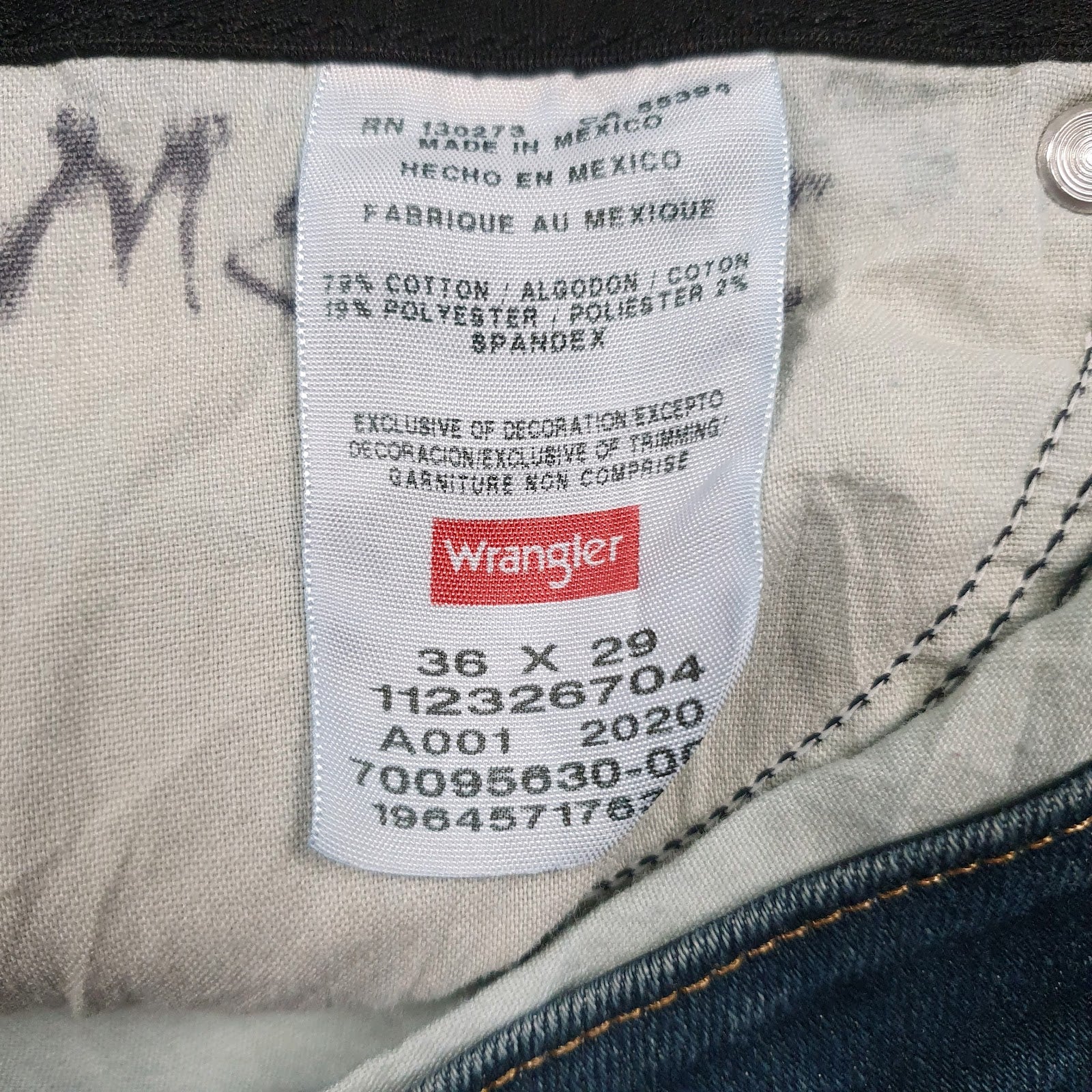 Mens Blue Wrangler   Jeans