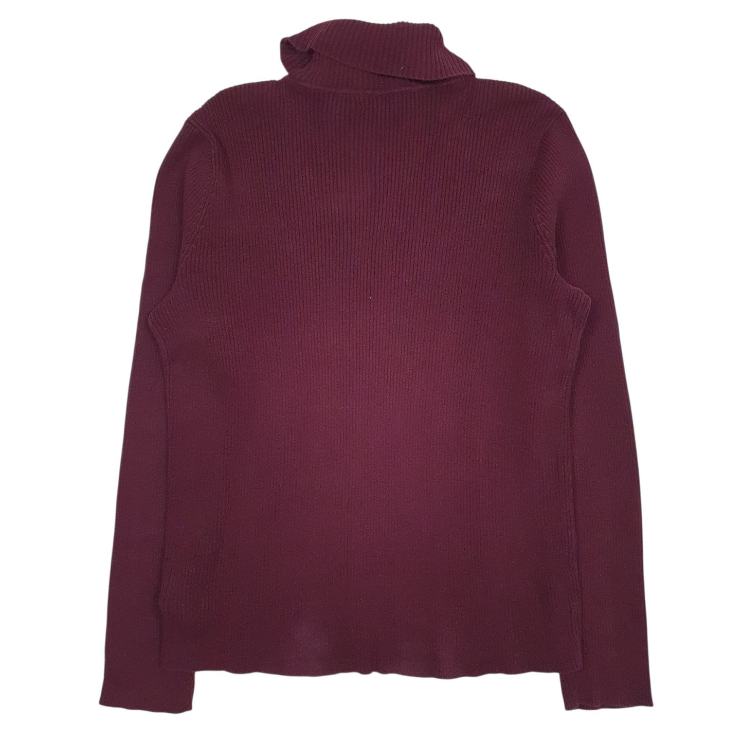 Womens Burgundy Lauren Ralph Lauren  Turtle Neck Jumper
