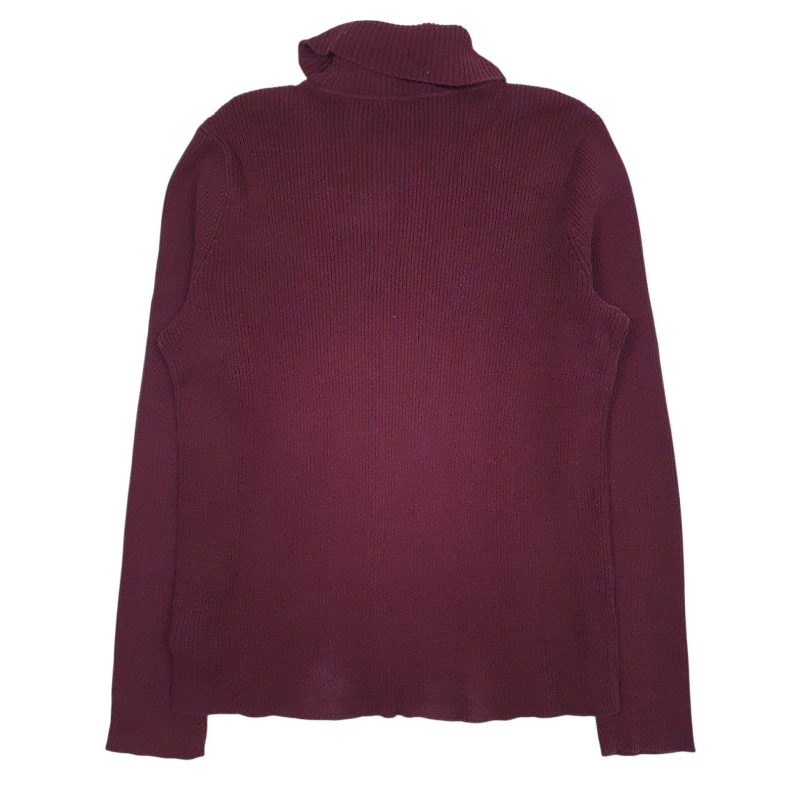 Womens Burgundy Lauren Ralph Lauren  Turtle Neck Jumper