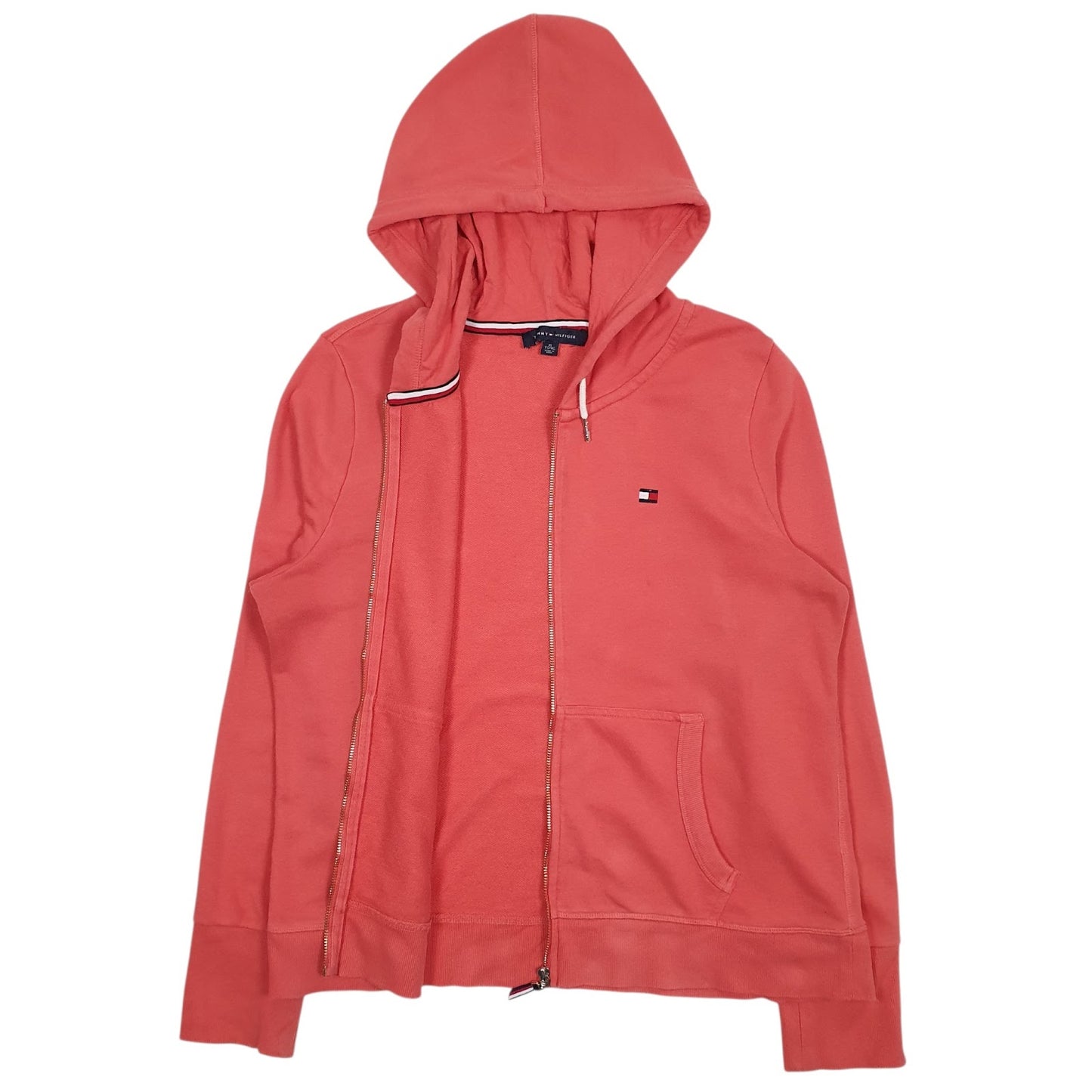Womens Pink Tommy Hilfiger  Full Zip Jumper