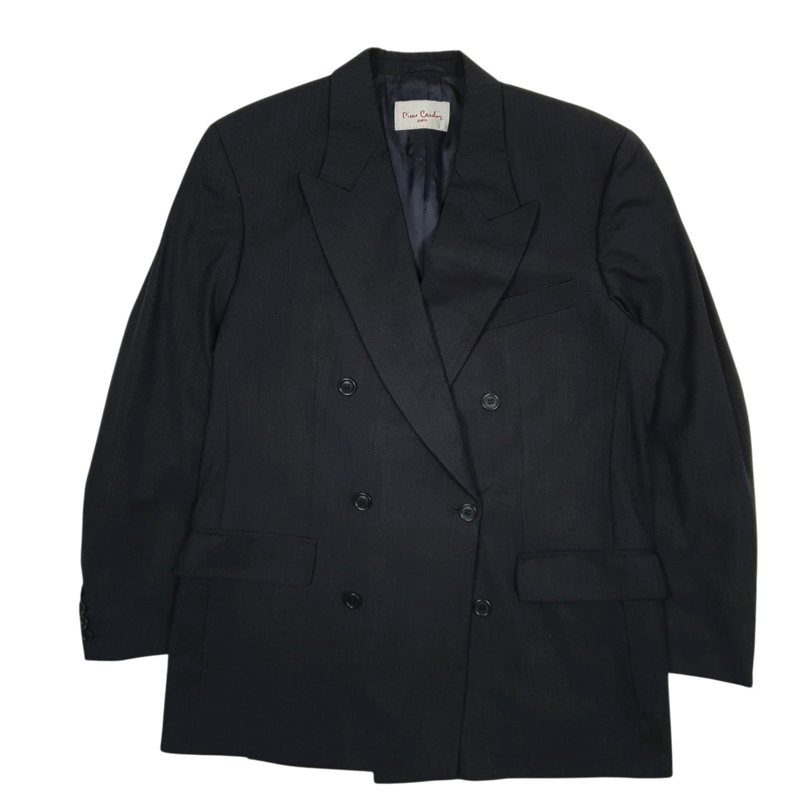 Mens Navy Pierre Cardin Double Breasted  Coat