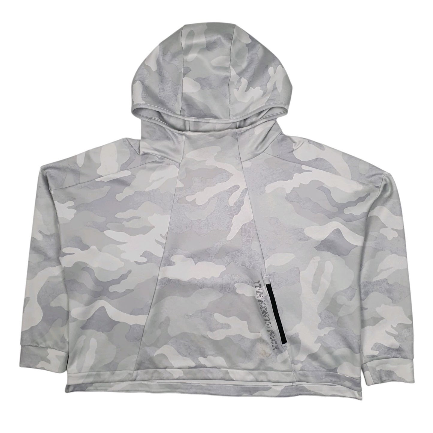 Womens Grey The North Face Camo Camouflage Hoodie Jumper