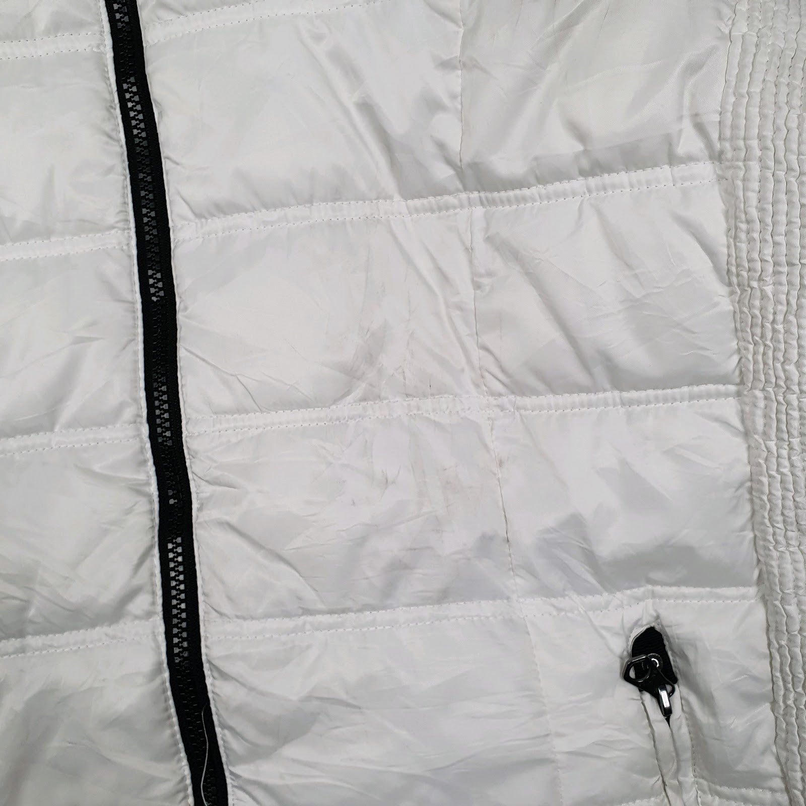 Womens White Nautica Parka  Coat