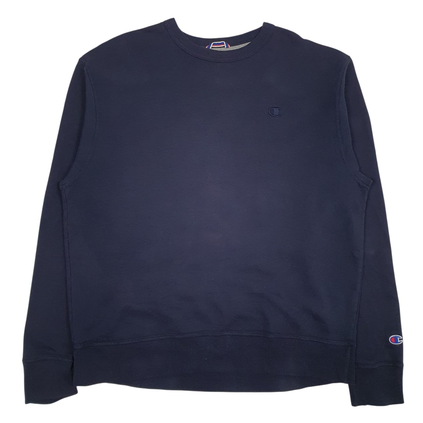 Mens Navy Champion  Crewneck Jumper