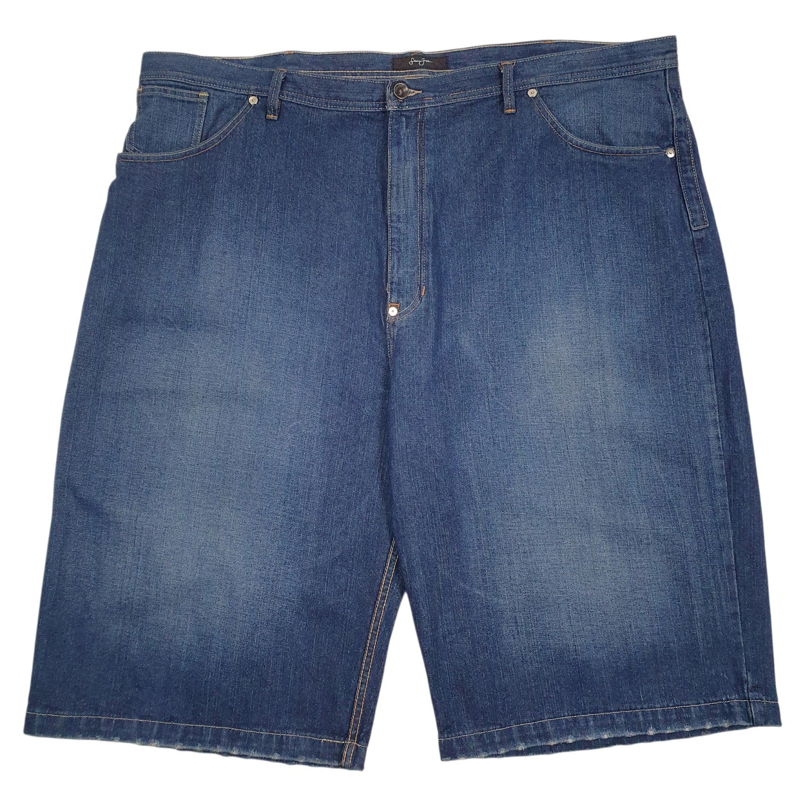 Mens Blue Sean John Y2K Denim Shorts