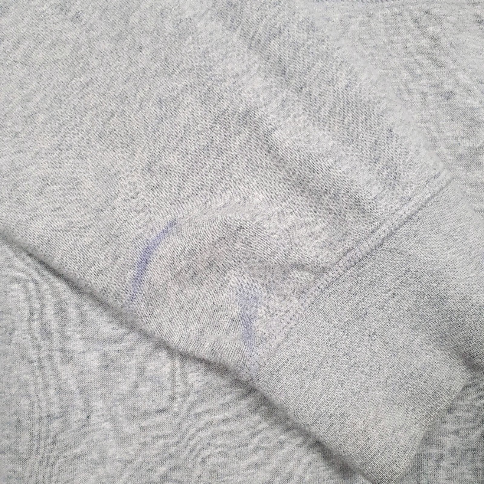 Mens Grey Reebok Spellout Hoodie Jumper